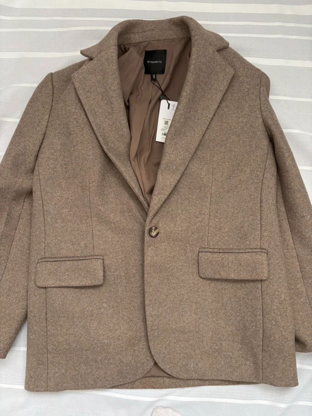 Dynamite Oversized Melton Blazer - Picture 8 of 8